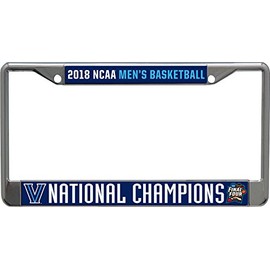 Stockdale Villanova Wildcats 2018 Champions SD Laser Frame Chrome License Plate University