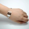 EENSYWEENSY Fork Shaped Bracelet - Simple Opening C-Shaped Cuff Bangle
