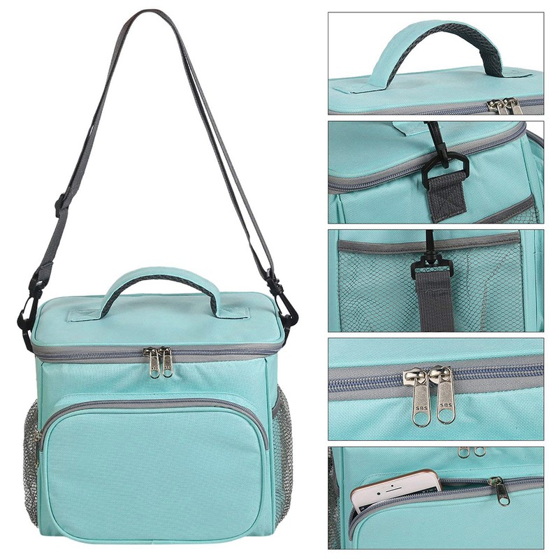 Large Capacity Insulated Thermal Tote Bag Cooler Outdoor Picnic Bag