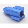 4x Simoni Racing Valve Caps Rocket Rocket Ammunition Colour Blue