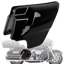 Cyreedom 1 Pair Gross Black ABS (Plastic) Side Covers Panel for Harley Touring Electra Road King Road Glide Street Glide 1997-2007