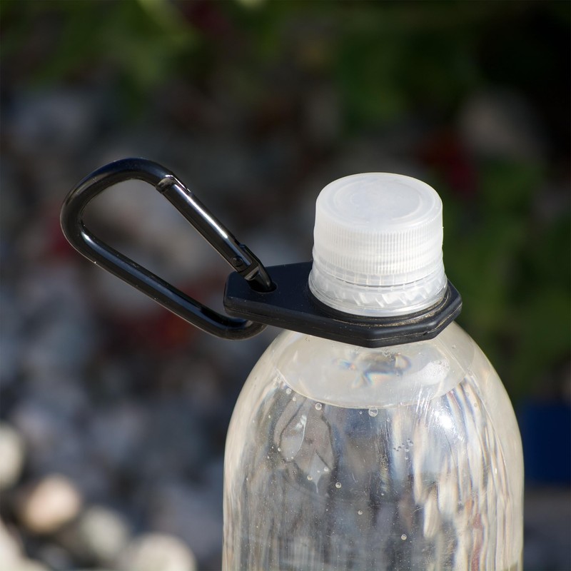 Hiker's Gold Water Bottle Clip for Hiking, Backpacking