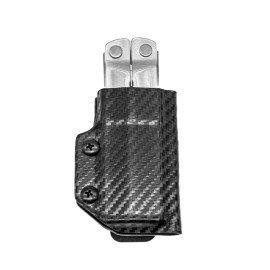 Leatherman Clip & Carry Kydex Multitool Sheath fits Leatherman BOND - USA Made - Carbon Fiber Black