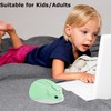 mouse inalámbrico con forma de hámster, silencioso, portátil, portátil, divertido,