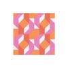 Caspari Entertaining with Colour Theory Cocktail Napkin, Paper, Fuchsia, 12.7