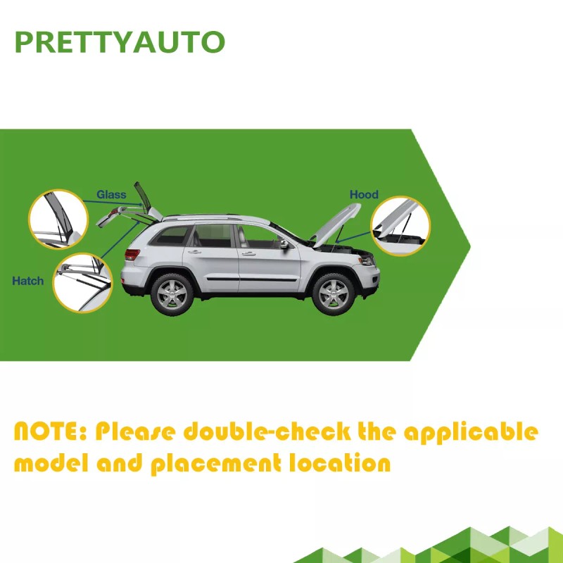 Unbranded 2X Rear Tailgate Hatch Lift Supports For Nissan Xterra