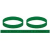 Dark Green Awareness Wristband