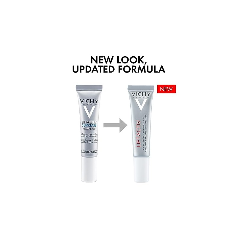 Vichy Liftactiv Crema Contorno Ojos Anti-Edad, Efecto Lifting 360°, 15