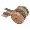 4Pcs Crystal Rhinestone Ribbon Self Adhesive Cuttable Shiny Rhinestone Ribbon