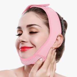 Facial Slimming Strap, Chin Lift Mask, Purely Physical & Side Effect-Free, Reusable V Line Face Lifting Band for Women & Men