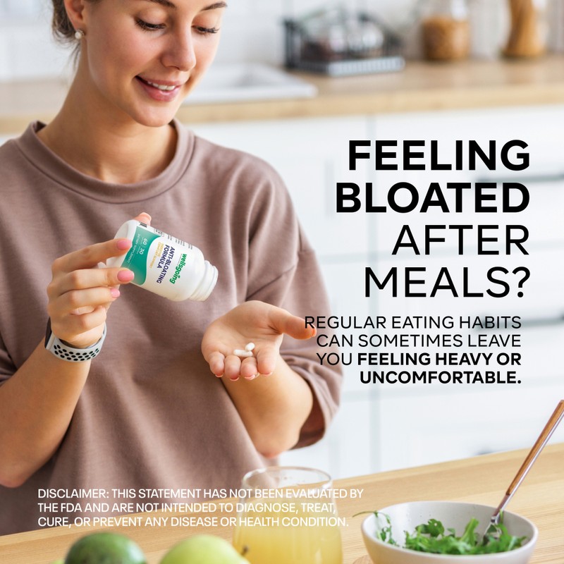 Anti-Bloating Formula – Digestive Enzymes & Herbal Blend for Bloating