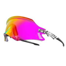 KAPVOE Cycling Glasses Mountain Bike Sunglasses MTB Windproof Motorcycle Goggles Men Women Triathlon Sports Running - K2