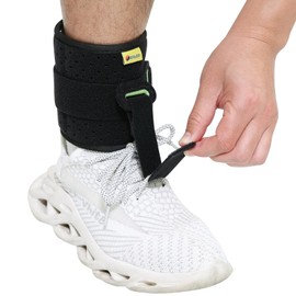 Tenbon Ankle Support Drop Foot Brace Orthosis - Comfort Cushioned Adjustable ...
