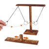 Namvo Wooden Ring Toss Tabletop Hook Ring And Wooden Party