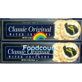 Trader Joe's 2 Packs Trader Joe’s Classic Original Water Crackers 4.4 oz Each Pack