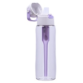 DAFI Water Bottle with Filter Solid 0.7 L Purple - Water Bottle Filters Chlorine When Drinking, Water Filter Bottle, Water Filter Bottle - for Travel, Sports, BPA-Free