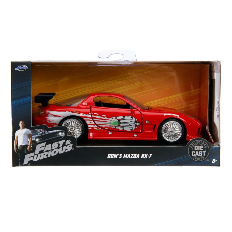 Jada - Rapido Y Furiosos - Dom´s Mazda Rx-7 Rojo