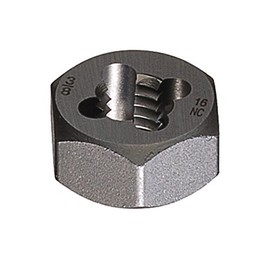Cle-Line C65610 Carbon Steel Hexagon Rethreading Die, 1/2-13 UNC