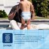 DYPER Smurftastic Baby Swim Diapers (21 Count), Hypoallergenic Plant-Based Baby
