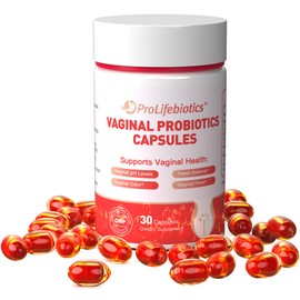 PROLIFEBIOTICS Vaginal Probiotics for Women pH Balance with Prebiotics & Postbiotics Blend,Women’s Vaginal Heath Supplement,Supports Vaginal Health for Vaginal Odor and Vaginal Flora,30 Servings