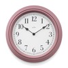 Acctim Devonshire Traditional 28cm Wall Clock (Dusty Rose)