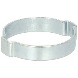 Oetiker 10100034 Zinc-Plated Steel Hose Clamp, Double Ear, Clamp ID Range 22.5 mm (Closed) - 27 mm (Open) (Pack of 10)
