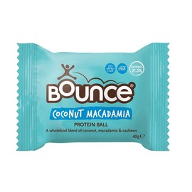 Bounce Protein Ball Coconut Macadamia 40g X 12