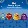 BioSwiss Bandages, Beastie Squad Shaped Self Adhesive Bandage Set, Latex