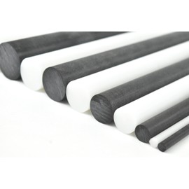 BuyPlastic Black Delrin/Acetal Copolymer Rod 1 3/4" Diameter x 4 ft Length, Actual Length 47.75 inches (Due to kerf Width)