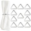 Homewear Set of 12 Zinc Alloy Napkin Rings Metal Holder,