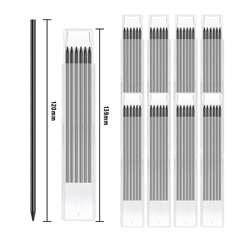 ASFWAGQ Pack of 48 Replacement Leads 2.8 mm for Carpenter's