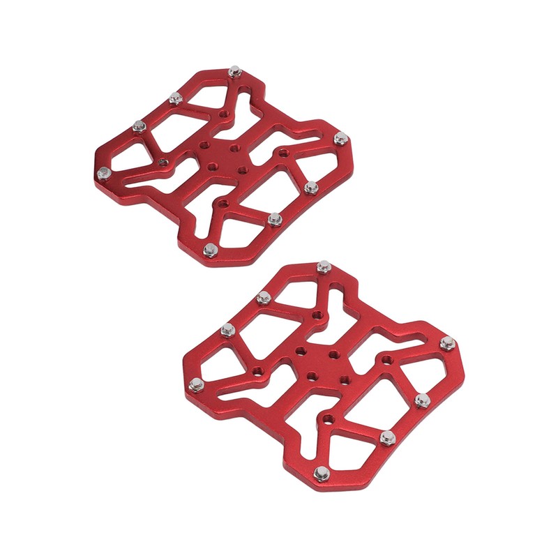 1Pair Bicycle Clipless Pedal Platform Adapters Self Lock Aluminum Alloy