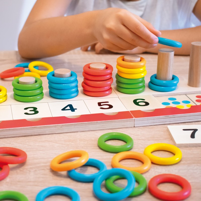 Goula 55157 Coloured Rings, Multi-Coloured