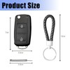 Batheidon 2 Button Car Key Shell Compatible with VW Transporter