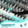 Kit De Extensiones De Pestañas Con Pegamento Amzgirl Lash