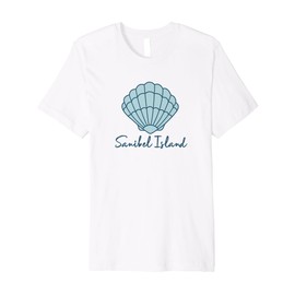 Sanibel Island Florida Seashell Beach Combing Shells Coastal Premium T-Shirt