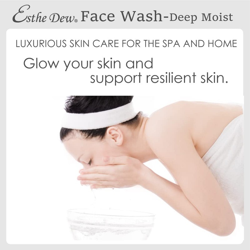 Esthe Dew for Professionals Face Wash, Deep Moist, Facial Cleanser,