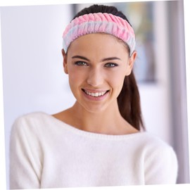 IWOWHERO Face Wash Hairband Set 3pcs Headband Wristband Waterproof Sports Wristbands Makeup Hairband Kit Yoga Running Fitness