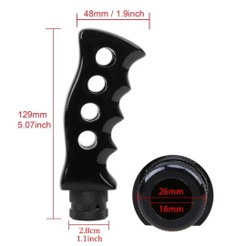 Pistol Grip Shift Knob Universal BRIDE Slotted Pistol Grip Handle Manual Gear Stick Shift Knob Shifter