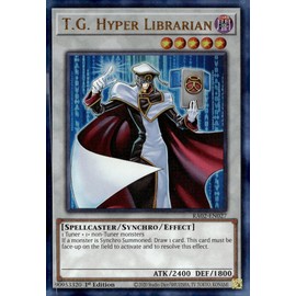 T.G. Hyper Librarian (PUR) - RA02-EN027 - Prismatic Ultimate Rare - 1st Edition
