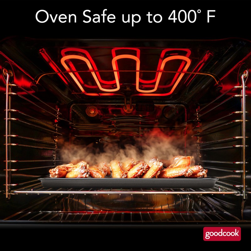 GoodCook 15” x 10.5” Nonstick Carbon Steel Baking Pan &