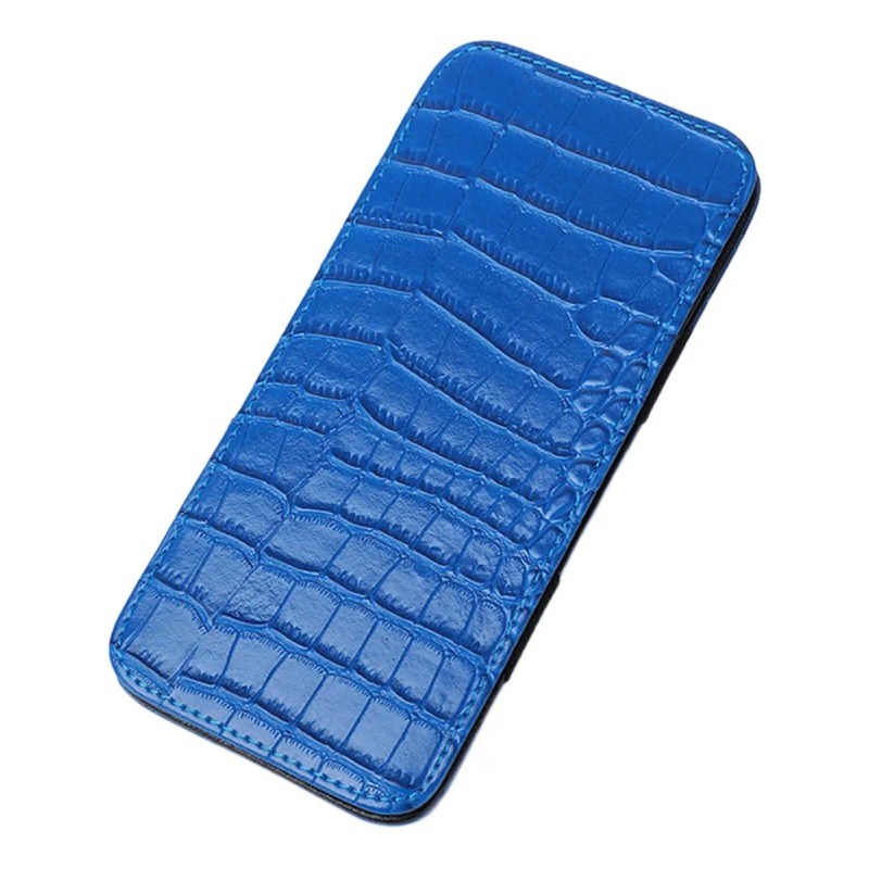 Pu Pocket Card Holder Protector De Tarjetas De Crédito Azul