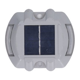 Solar Deck Light Waterproof Night Lamp Reflective Flashing Warning for Indoor Outdoor Blue Light
