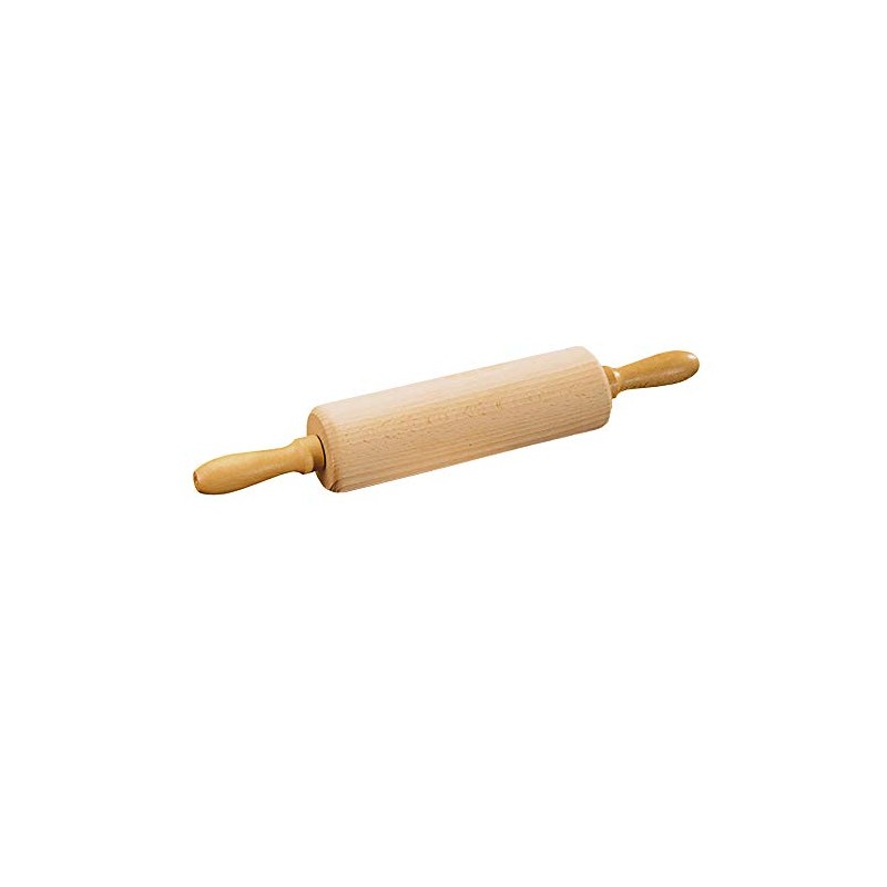 Kesper Kids Rolling pin 23,5cm of Beech Wood, Brown, 23.5