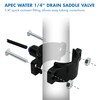 APEC Water Systems Drain Saddle Valve with 1/4" Quick Connect