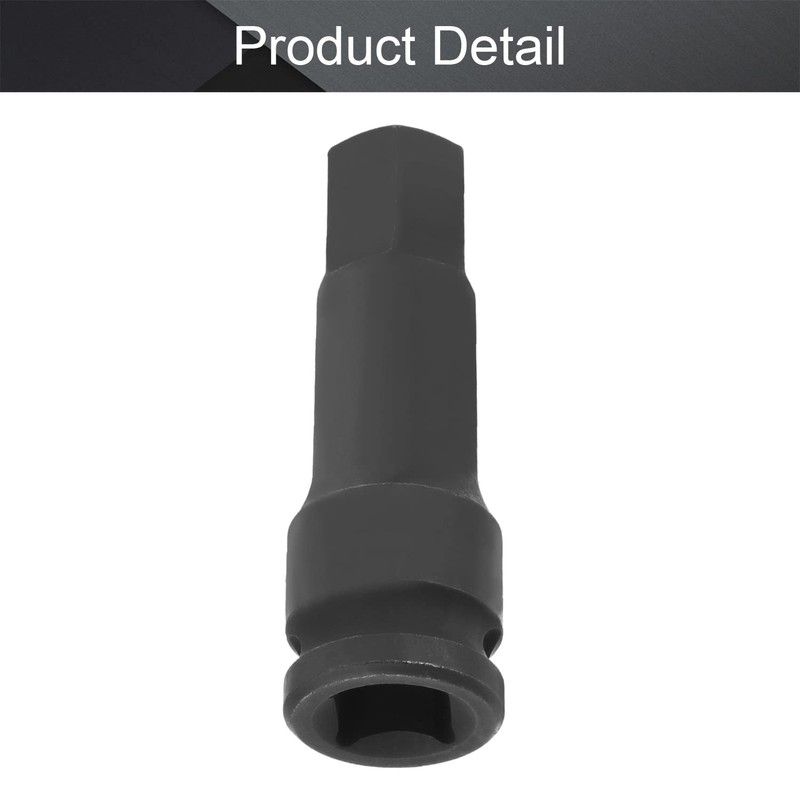 Utoolmart 1/2-Inch Drive Allen Bit Socket, 17mm Hex Socket, Cr-Mo