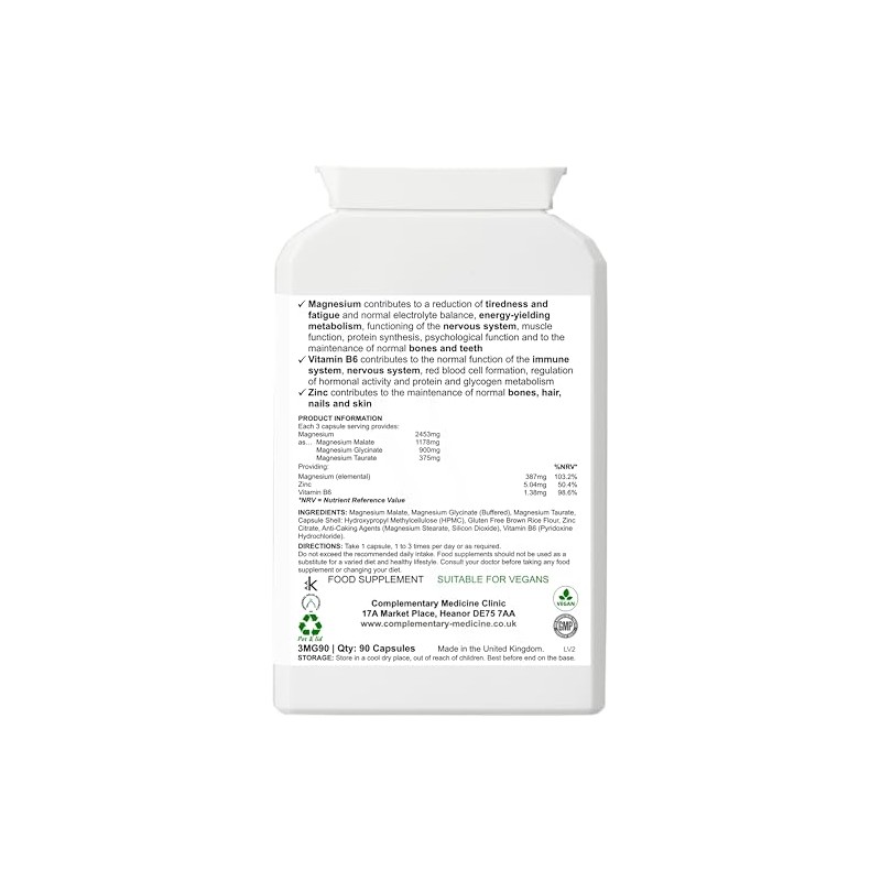 Magnesium Fusion Complex – Triple Magnesium Blend with Added Nutrients