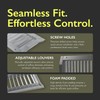VezoWorks 13" x 5" Grille for Round Spiral Duct -