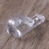 4pcs Clear Plastic Saftey Chain and Cord Guide Fixation Hook