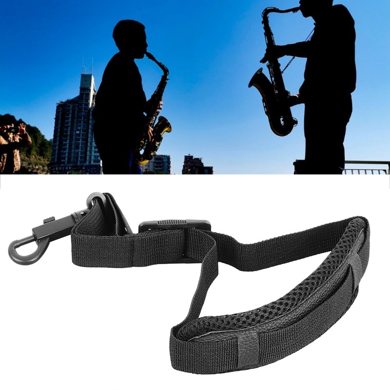 Ezweiji Saxophone Harness Strap Sax Shoulder Chest Belt Instrument Accessory